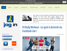 Tablet Screenshot of jogin.fr